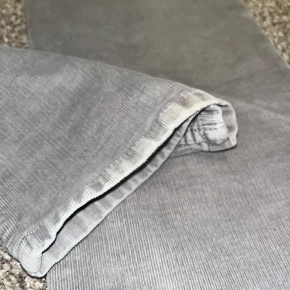 J Jill Womens Corduroy Jeans Gray slim leg stretch size 14 - Picture 10 of 10